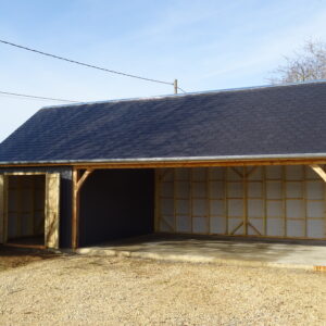 Garage bois avec annexe